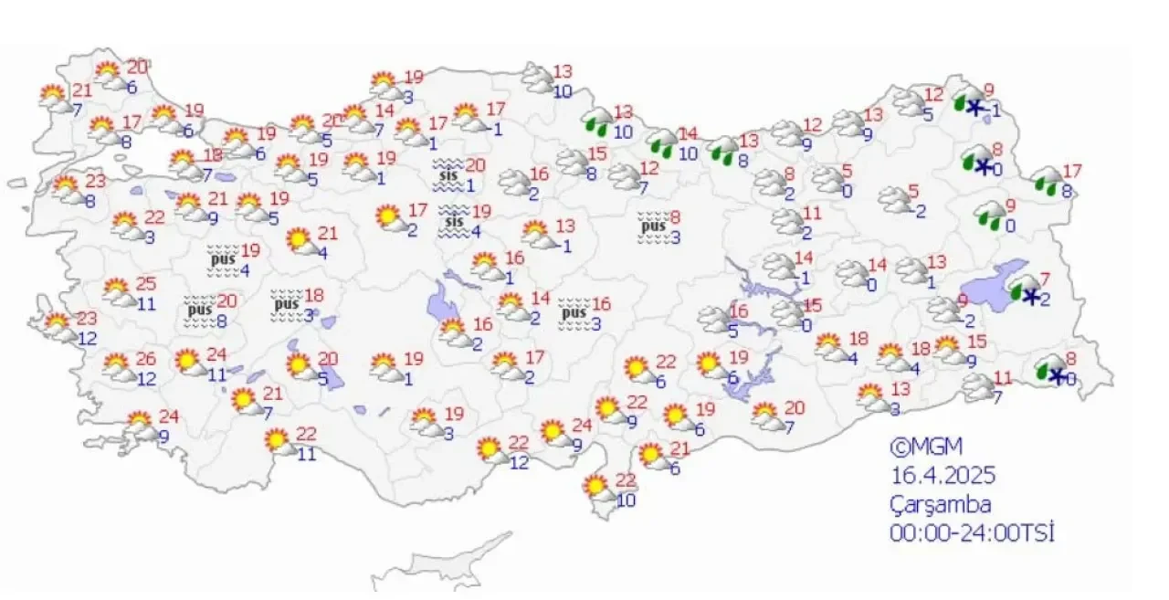 Meteoroloji 5 günlük hava tahminini duyurdu: Isınıyoruz! 3