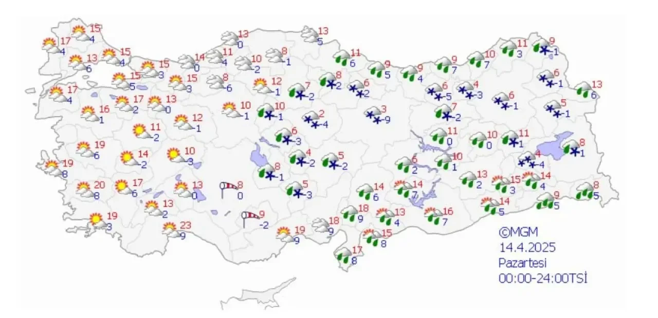 Meteoroloji 5 günlük hava tahminini duyurdu: Isınıyoruz! 5