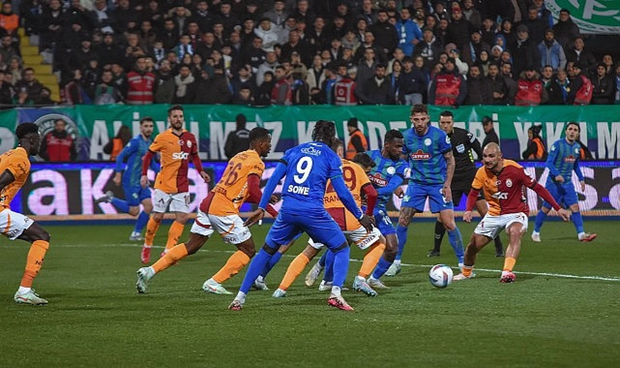 Derbi öncesi hata yapmadı! Rize'de kazanan Galatasaray