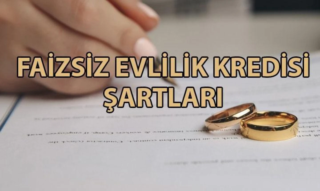2025 Yılında Sunulacak Faizsiz Evlilik Kredisi İçin Başvuru Süreci Başladı!