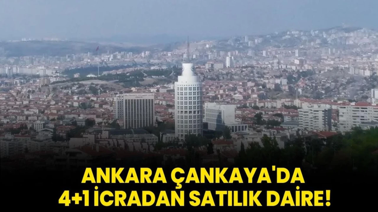 Ankara Çankaya'da 4+1 icradan satılık daire!
