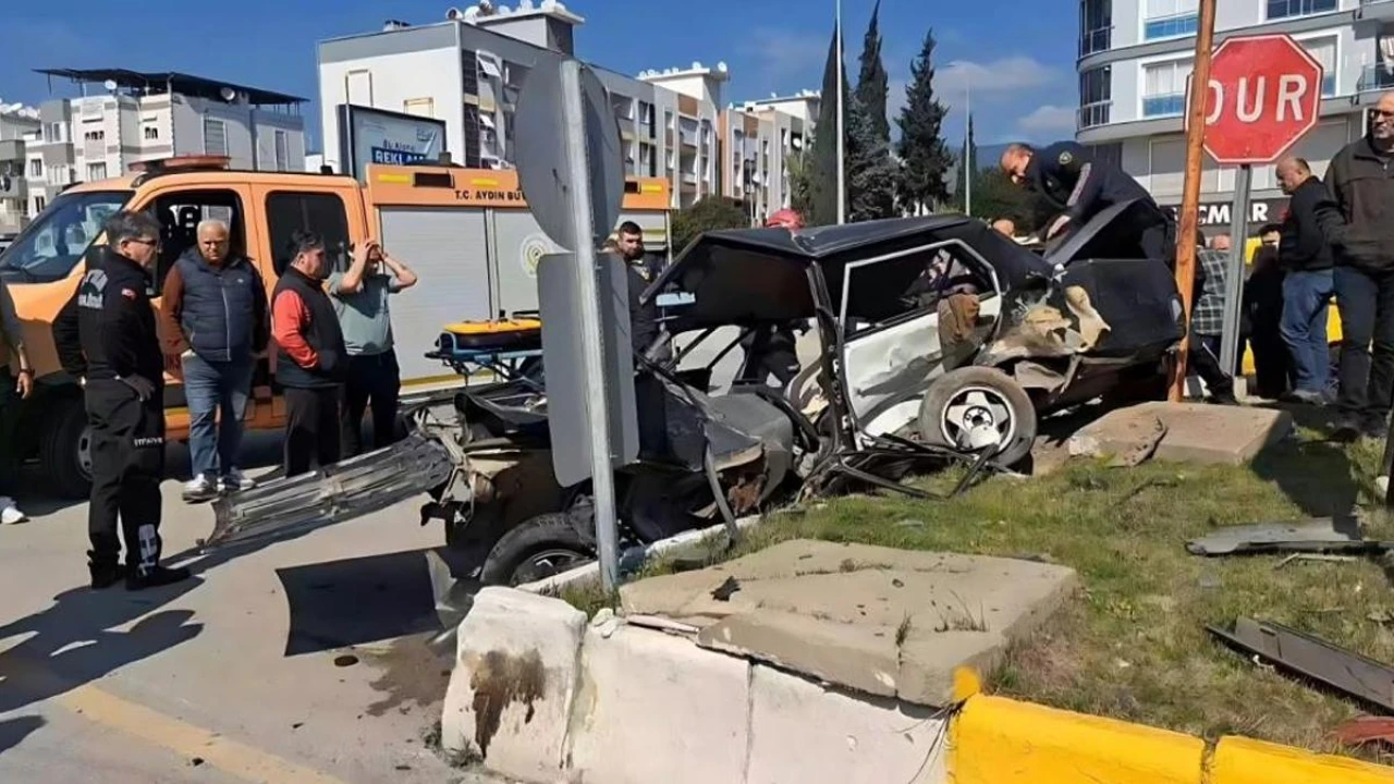 Aydın'da feci kaza: 1 kişi hayatını kaybetti