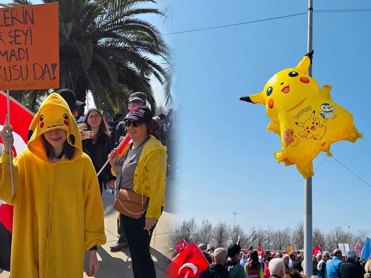 Maltepe Pikachu ile doldu taştı: 'Ben zaten hep seni seçmiştim Pikachu'