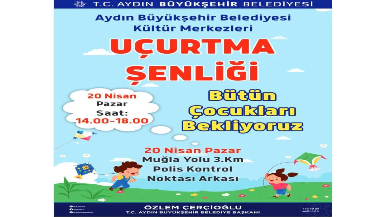 Başkan Çerçioğlu tüm çocukları Uçurtma Şenliği'ne davet etti