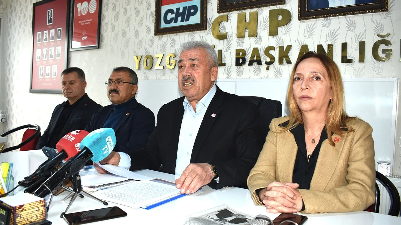 CHP Yozgat İl başkanı Abdullah Yaşar: Çiftçilerin Cezasını Genel Başkanımız Ödeyecek