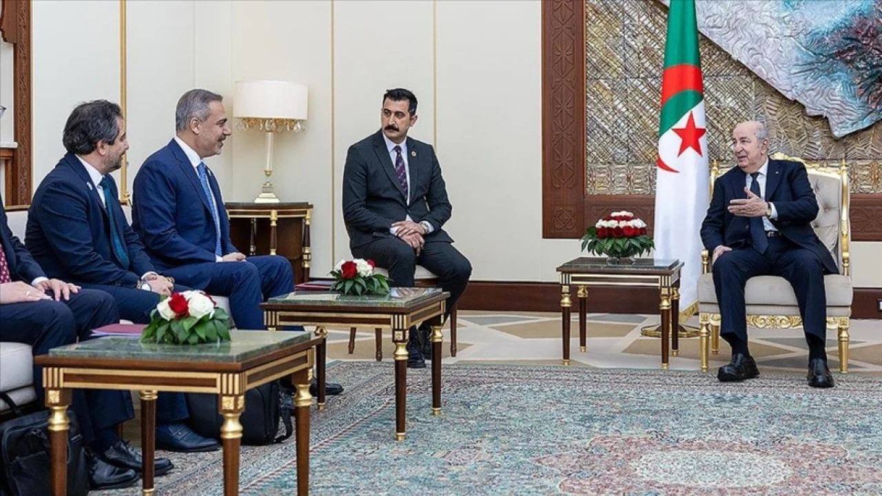 Fidan, Tebbun ile görüştü: Cezayir ile ortak politikalar geliştirmek istiyoruz