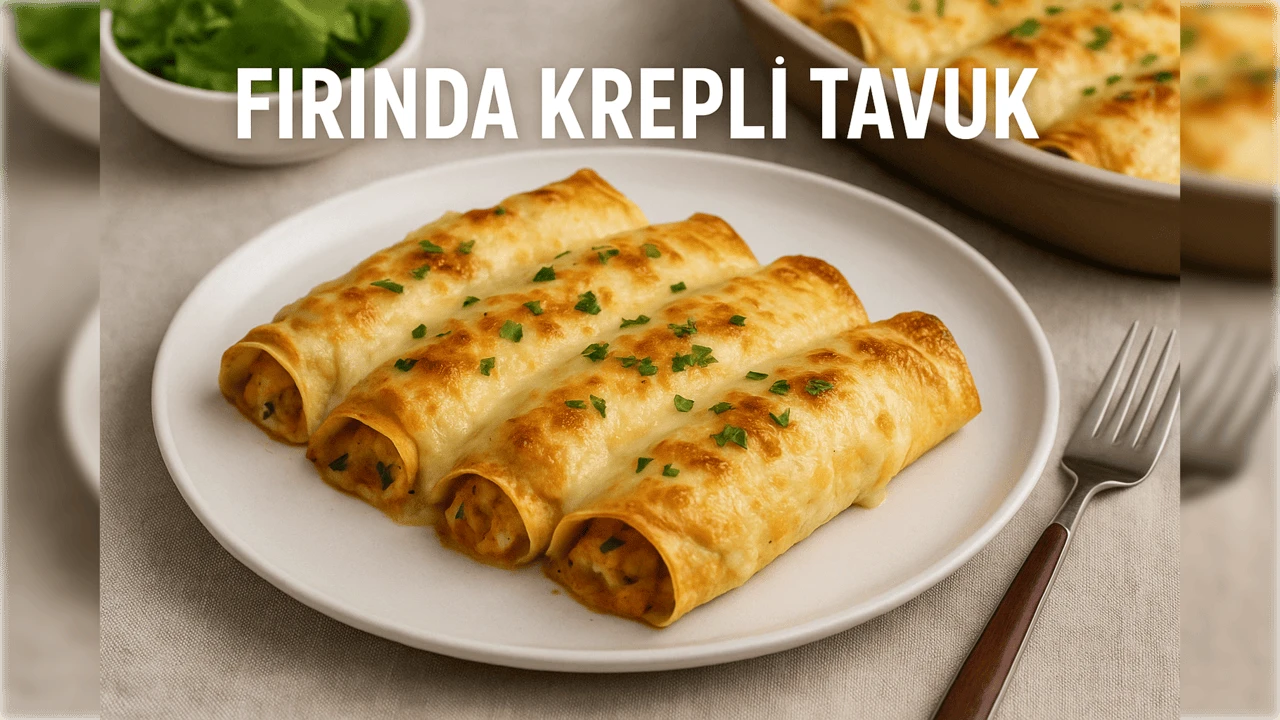 Gelinim Mutfakta Fırında Krepli Tavuktarifi: Fırında Krepli Tavuk nasıl yapılır?