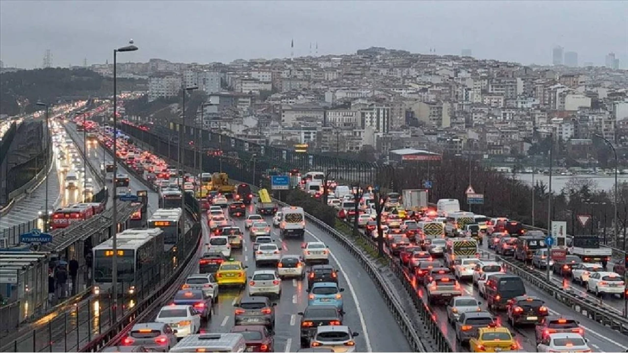 İstanbul'da Trafiğe Dikkat!