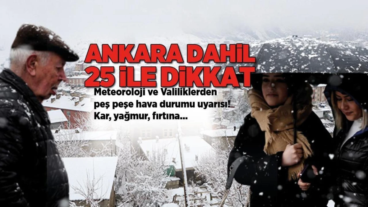 Meteoroloji Genel Müdürlüğü'nden gelen uyarılar ve tahminlere göre hava durumu detayları!