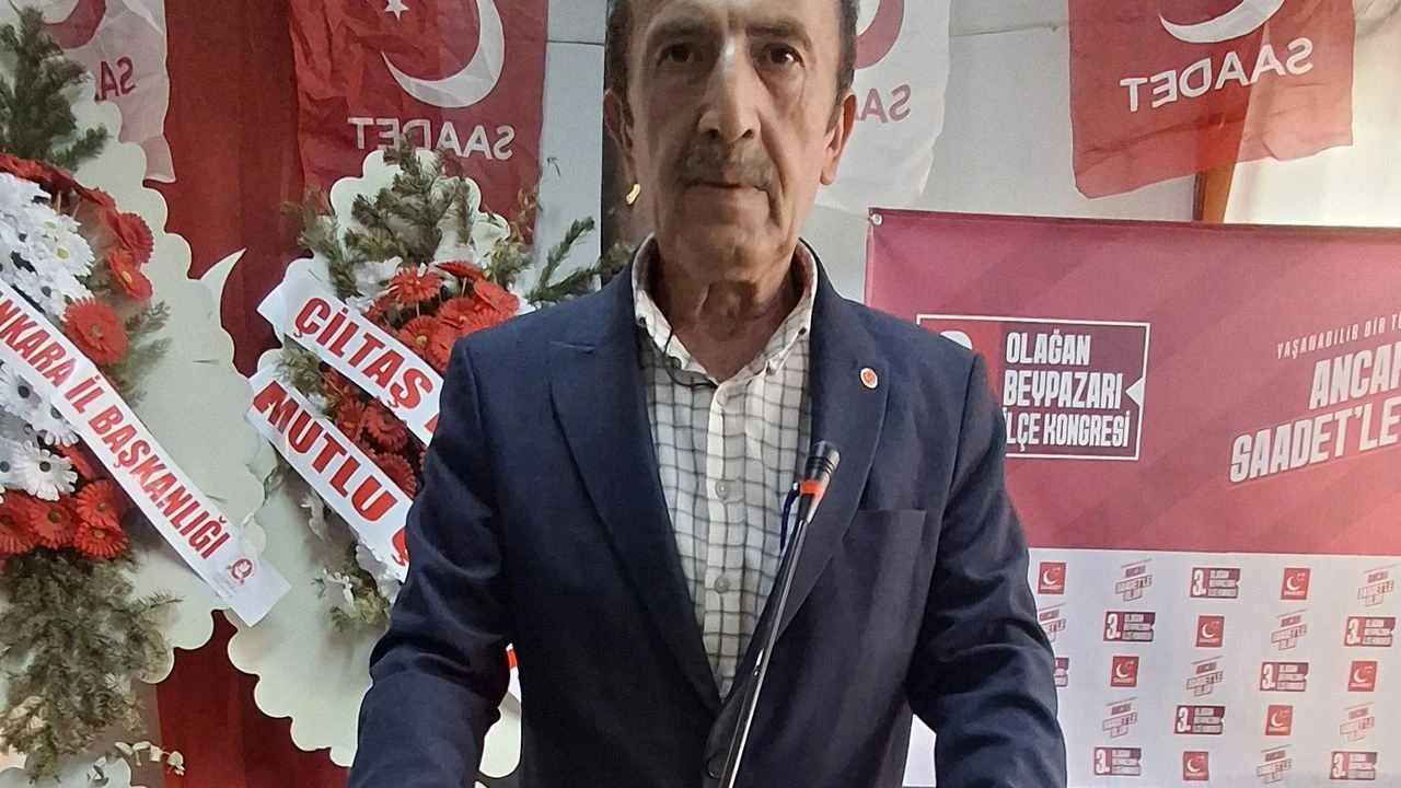 Saadet Partisi Beypazarı İlçe Başkanlığı 3. Olağan Kongresi'ni yaptı