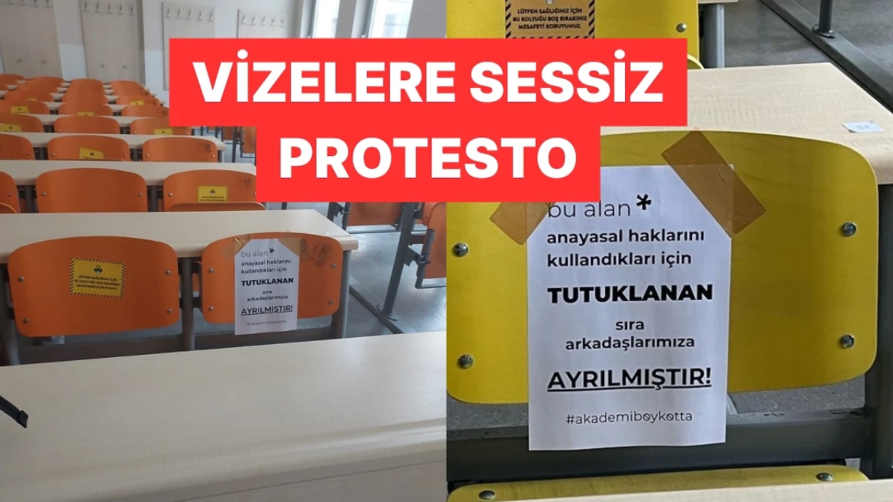 Yıldız Teknik Üniversitesi öğrencilerinden vizelere karşı protesto açıklaması geldi
