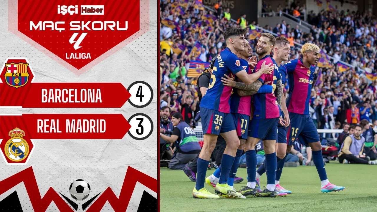 Barcelona, Real Madrid'i 4-3 mağlup ederek zirvede atıştı: LaLiga heyecanı dorukta!