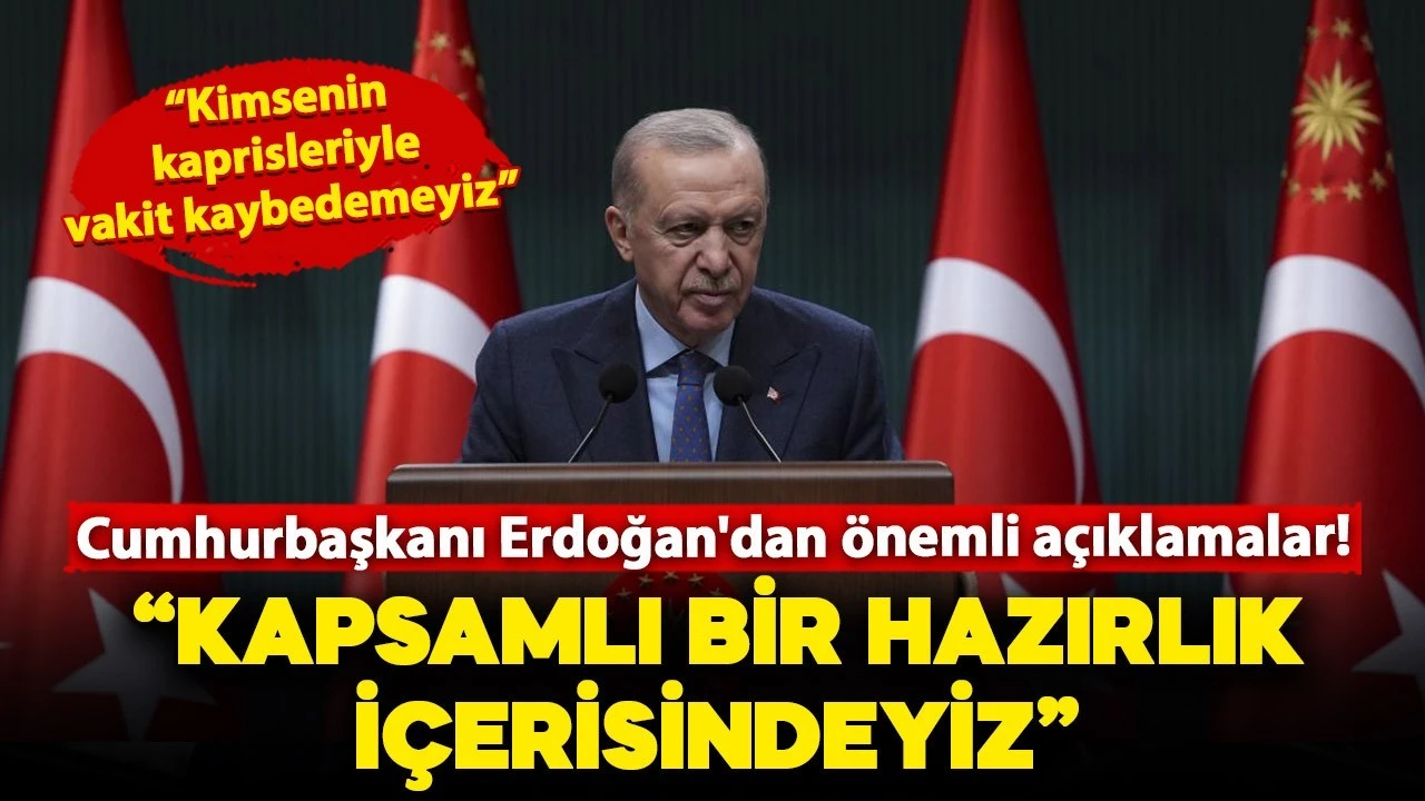 Erdoğan: Hiç kimsenin oyunlarına gelmeyeceğiz!