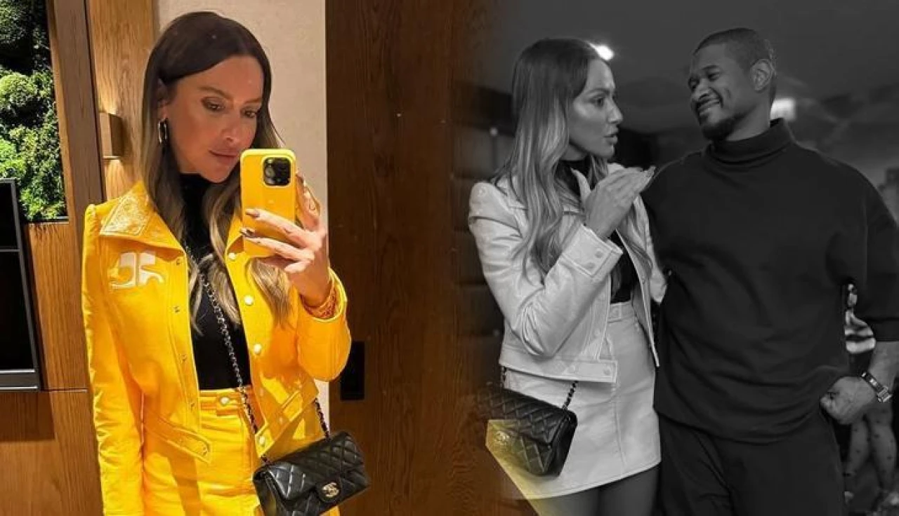 Ünlü şarkıcı Hadise, Usher'ın kulisinde çekilen fotoğrafını paylaştı!