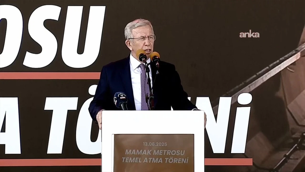 Dikimevi-Natoyolu Metro Hattı'nın temeli törenle atıldı