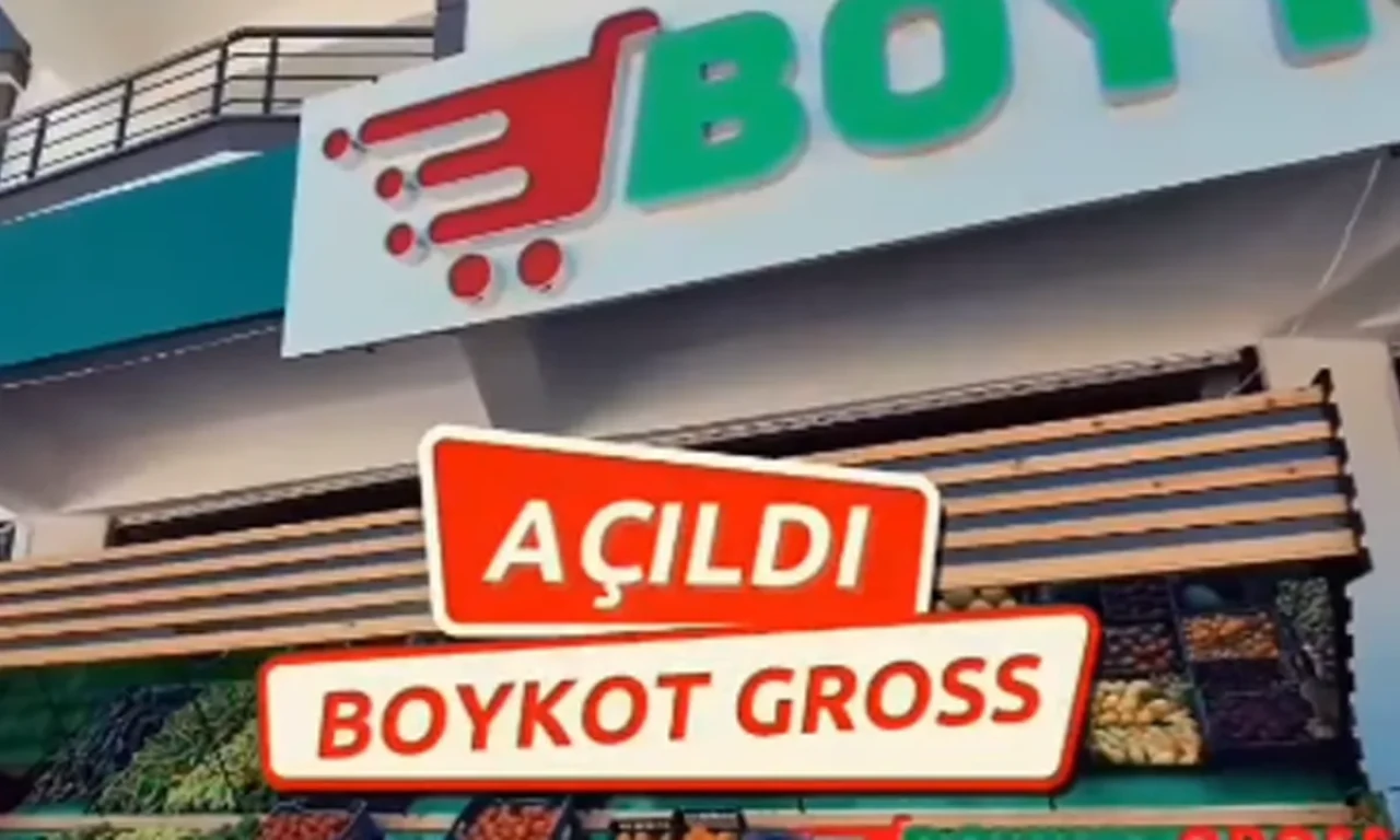 Adıyaman'da Filistin'e Destek İçin 'Gross Market' Açıldı!