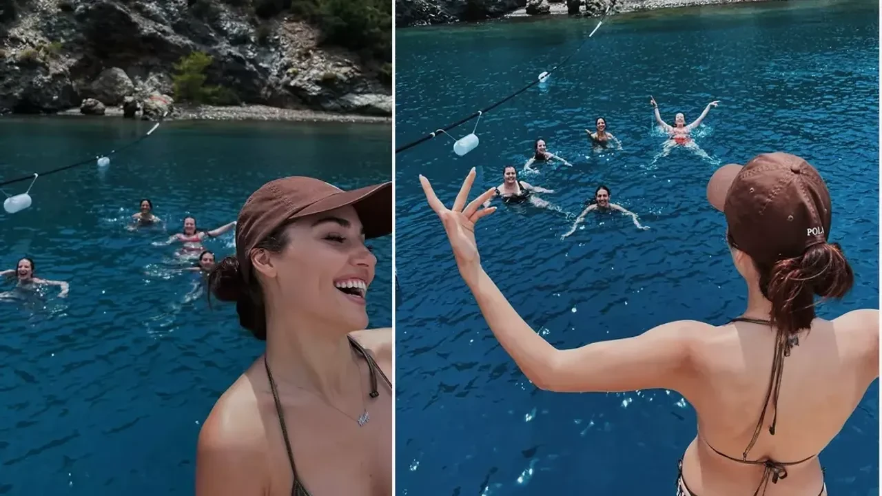Hande Erçel ve Dostlarının Eğlenceli Mavi Yolculuğu