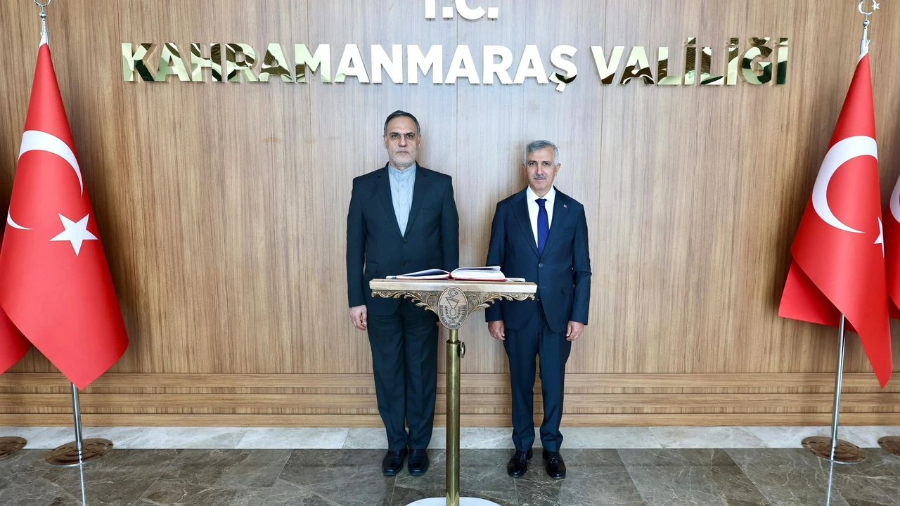 Kahramanmaraş Valisi İran Büyükelçisi'ni Ağırladı!