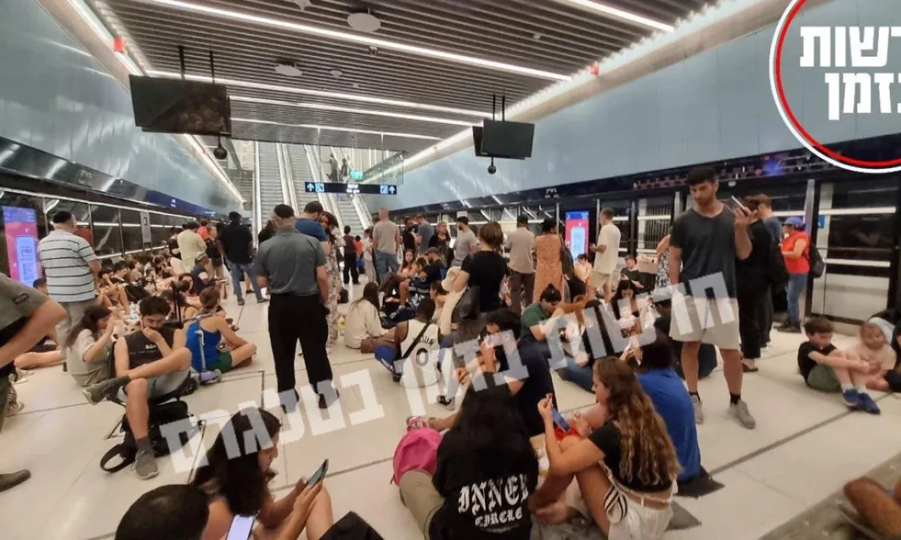 İran’ın saldırısından saklandılar: İsrailliler metro istasyonlarına akın!