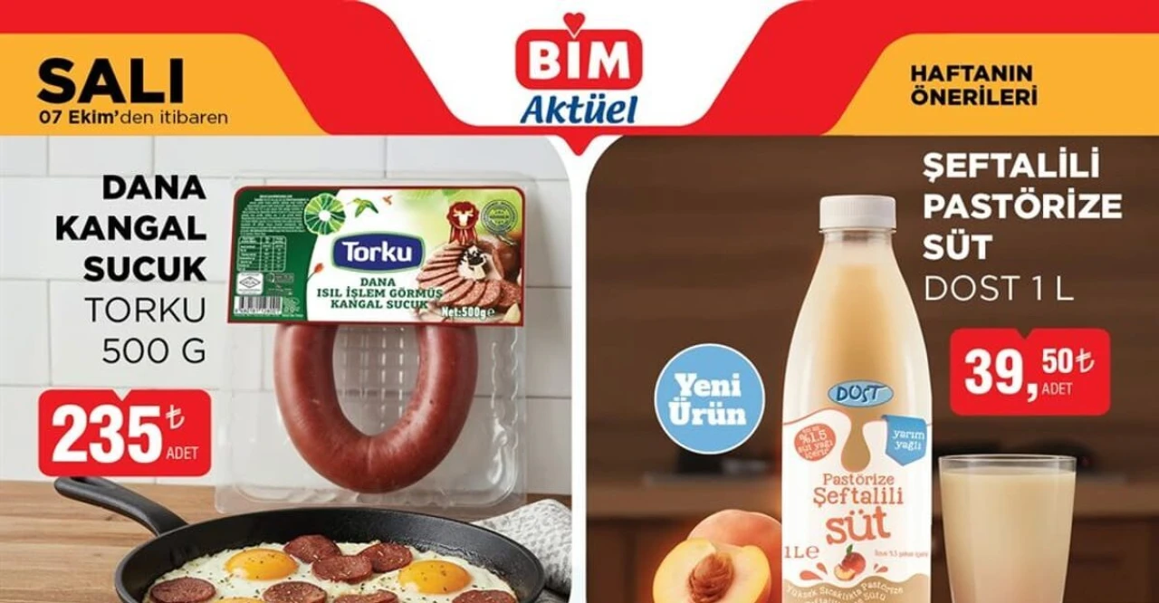 BİM 7 EKİM 2025 AKTÜEL ÜRÜNLER KATALOĞU