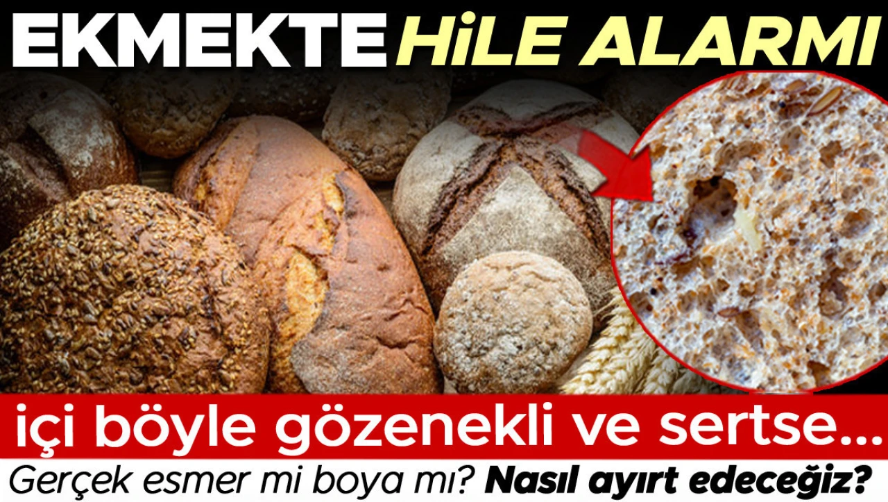 Gerçek esmer mi boyalı mı? Gıda sahtekârları ekmeğimize de göz dikti! Karaciğere ekstra yük bindiriyor
