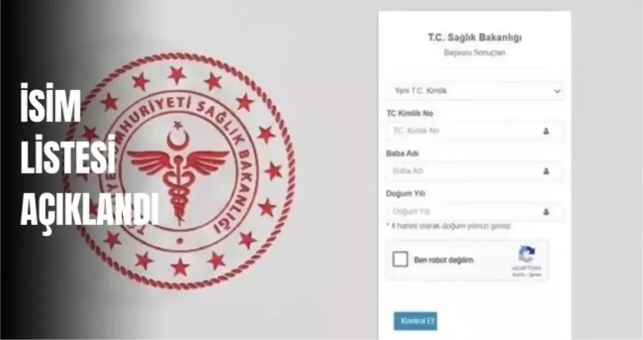 2025 Sağlık Bakanlığı İşçi Alımı Kura Sonuçları Açıklandı: İşte Detaylar