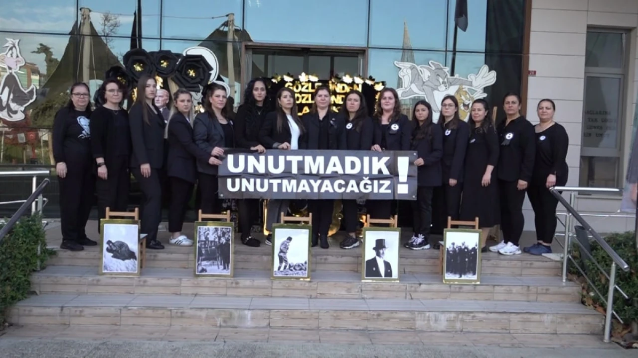 Büyükşehir'de saatler, Atatürk'ü anma ve saygı duruşu için durdu!