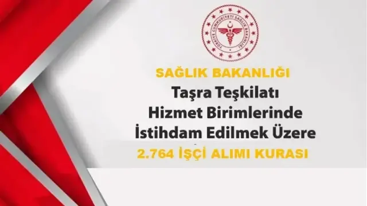 Sağlık Bakanlığı işçi alımı kurası ne zaman? İŞKUR Sağlık Bakanlığı işçi alımı kura sonucu sorgulama