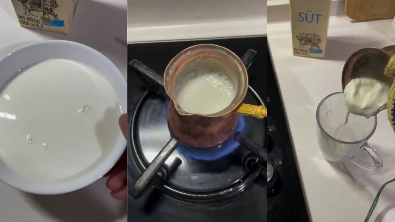 Marketten aldığı sütü kaynattığında içinde neler olduğuna inanamadı!