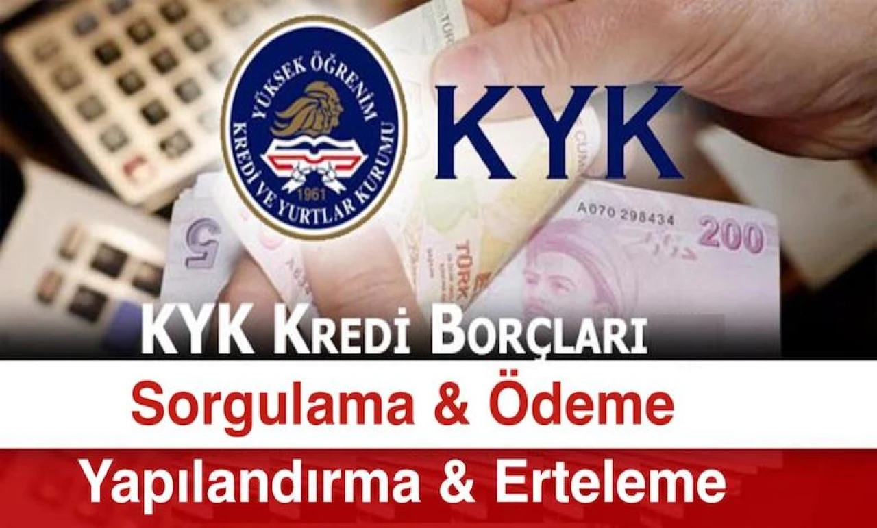 KYK Borcu Sorgulama, Ödeme ve Kredi Yapılandırma 2025