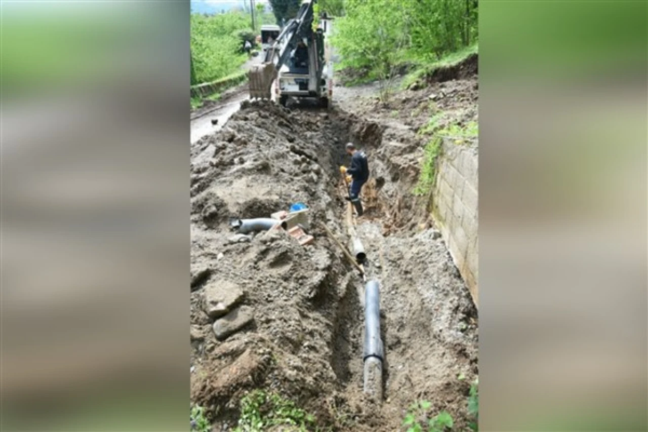Giresun'da altyapı ve üstyapı çalışmaları sürdürülüyor