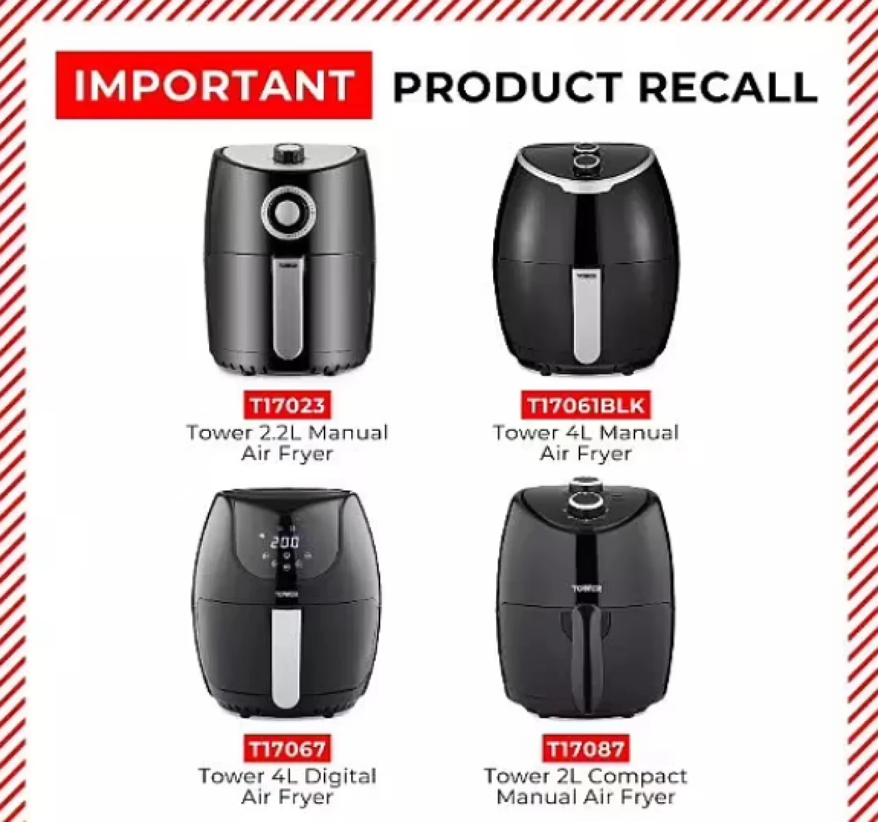 Airfryer’lar toplatılıyor, kullanmayın