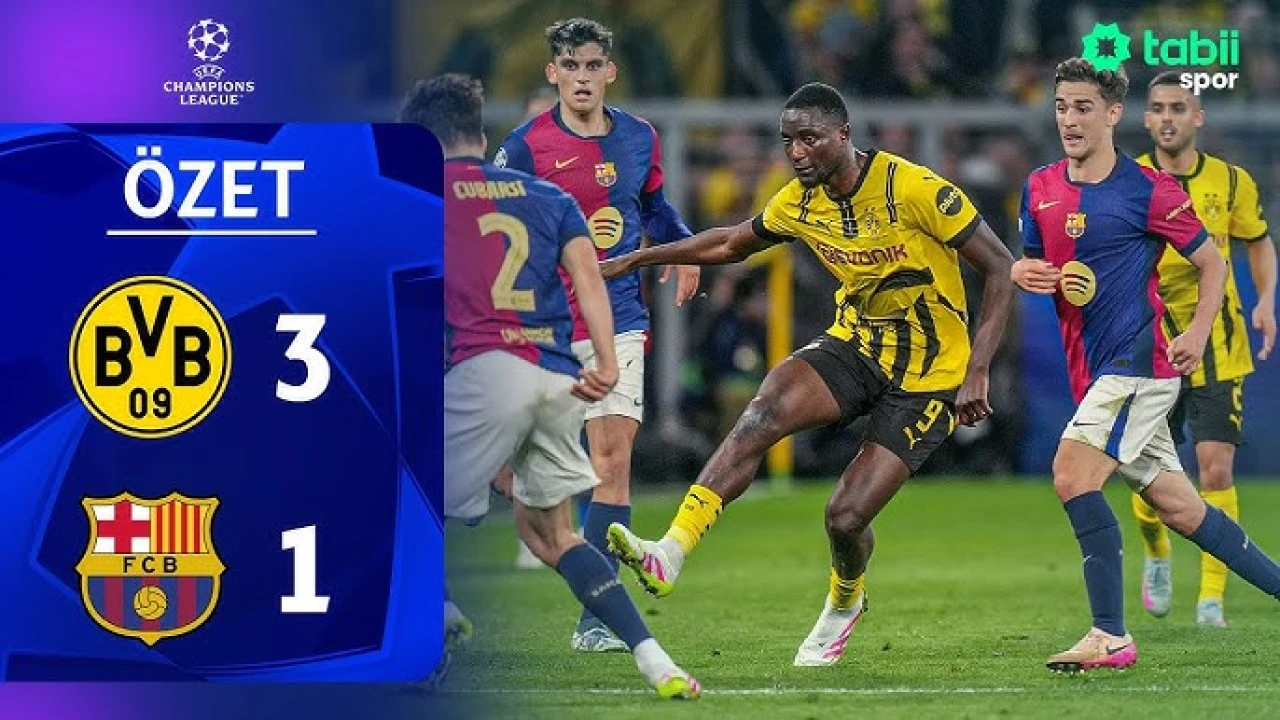 Şampiyonlar Ligi Çeyrek Final | Borussia Dortmund - Barcelona Maç Özeti İzle