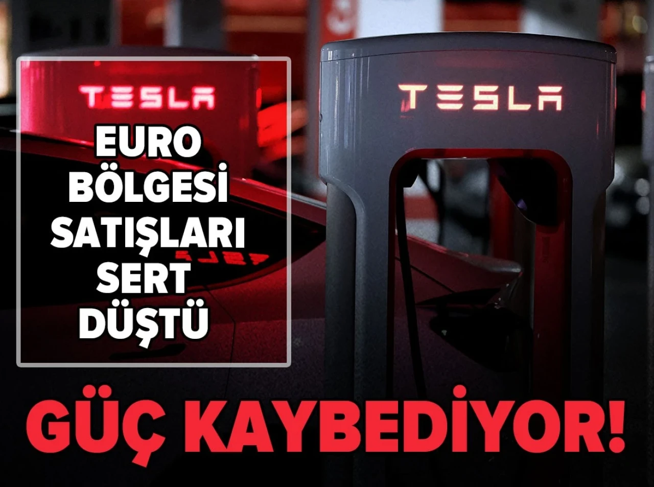 Tesla güç kaybetmeye devam ediyor! Satışlar yüzde 50 düştü!