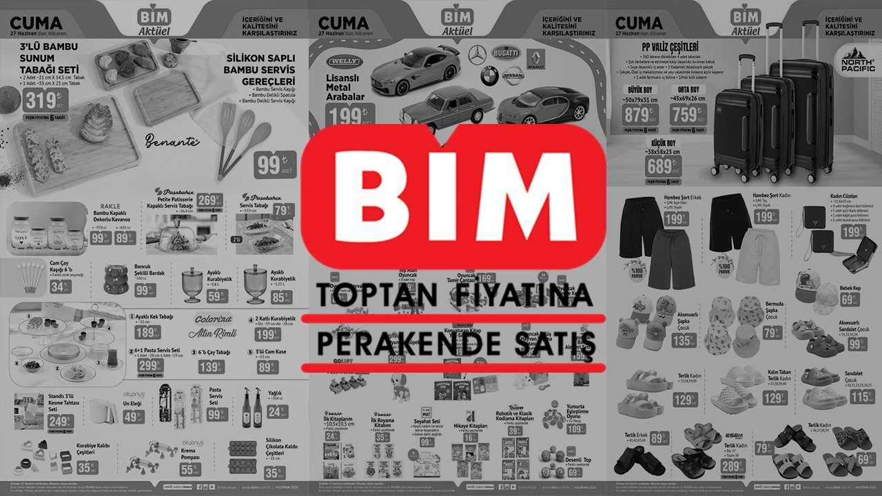 27 Haziran Cuma Bim Aktüel Ürünler Kataloğunda Fırsatlar: Klima, Valiz, Dolap ve Daha Fazlası!