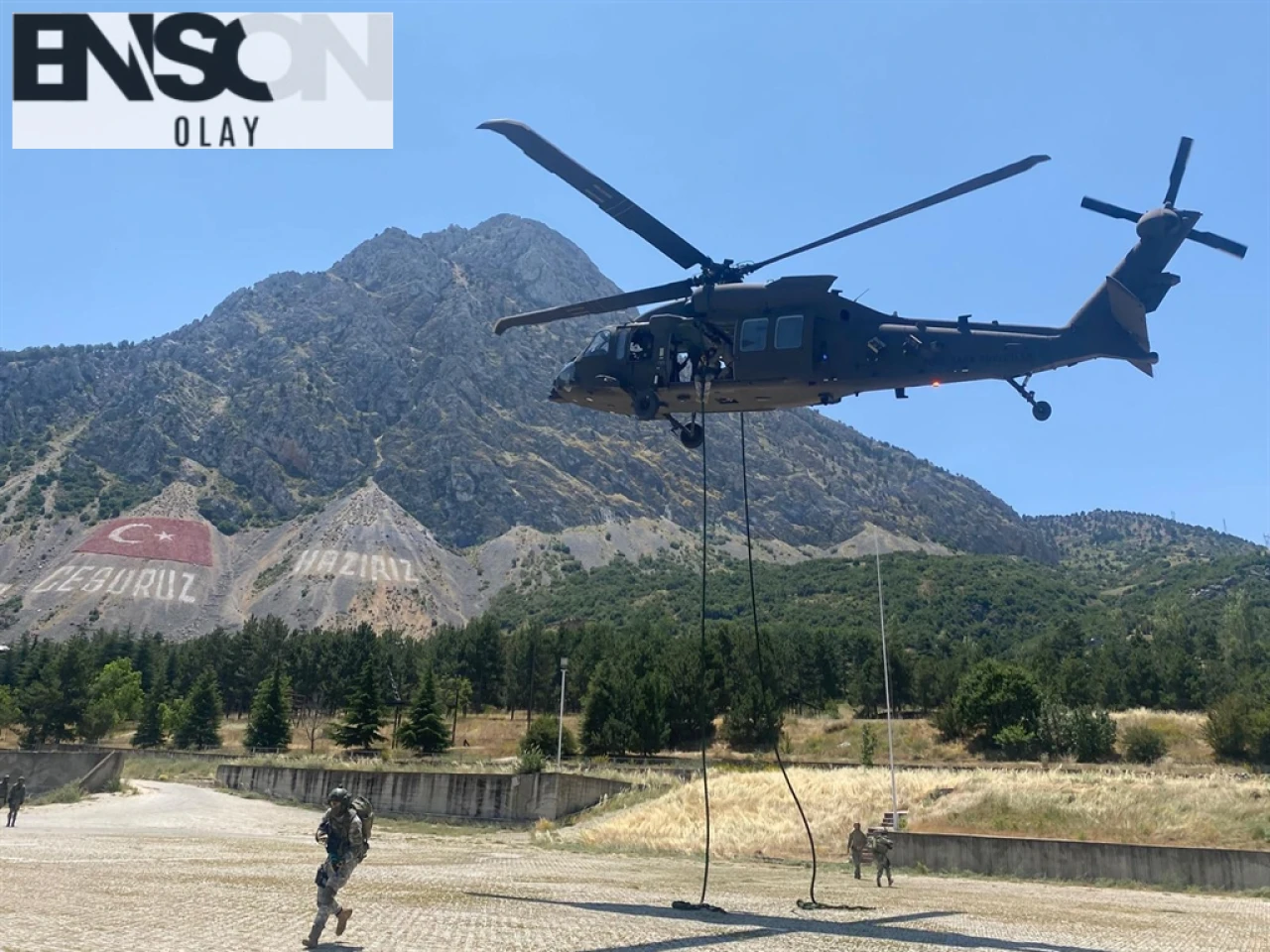 MSB, Teröristle Mücadele Kursunda 'Çabuk İniş ve Tahliye Eğitimi' Gerçekleştirdi.
