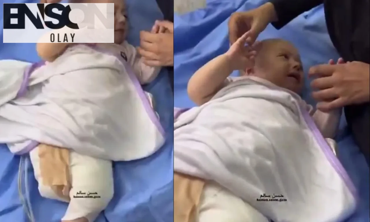 İsrail'in Gazze'deki Soykırımı: Masum Bebeğin Tek Bacağı Kayboldu