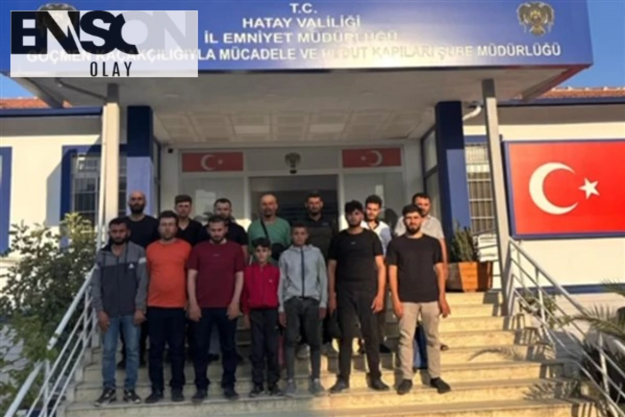 Hatay'da Kaçak Göçmen Operasyonu: 14 Kişi Yakalandı, 5 Gözaltı ve 4 Tutuklama Gerçekleşti