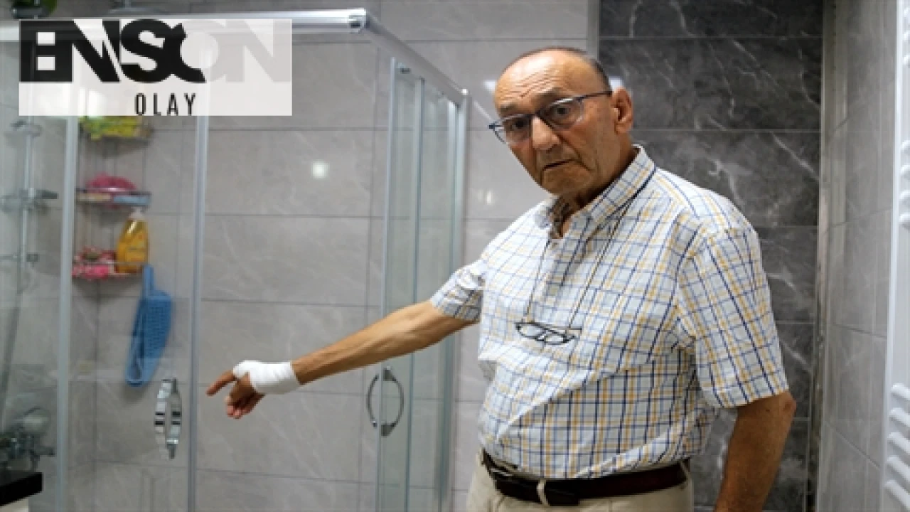 Emekli Akademisyen Duşta Cam Patladı: 20 Dikiş Atıldı!