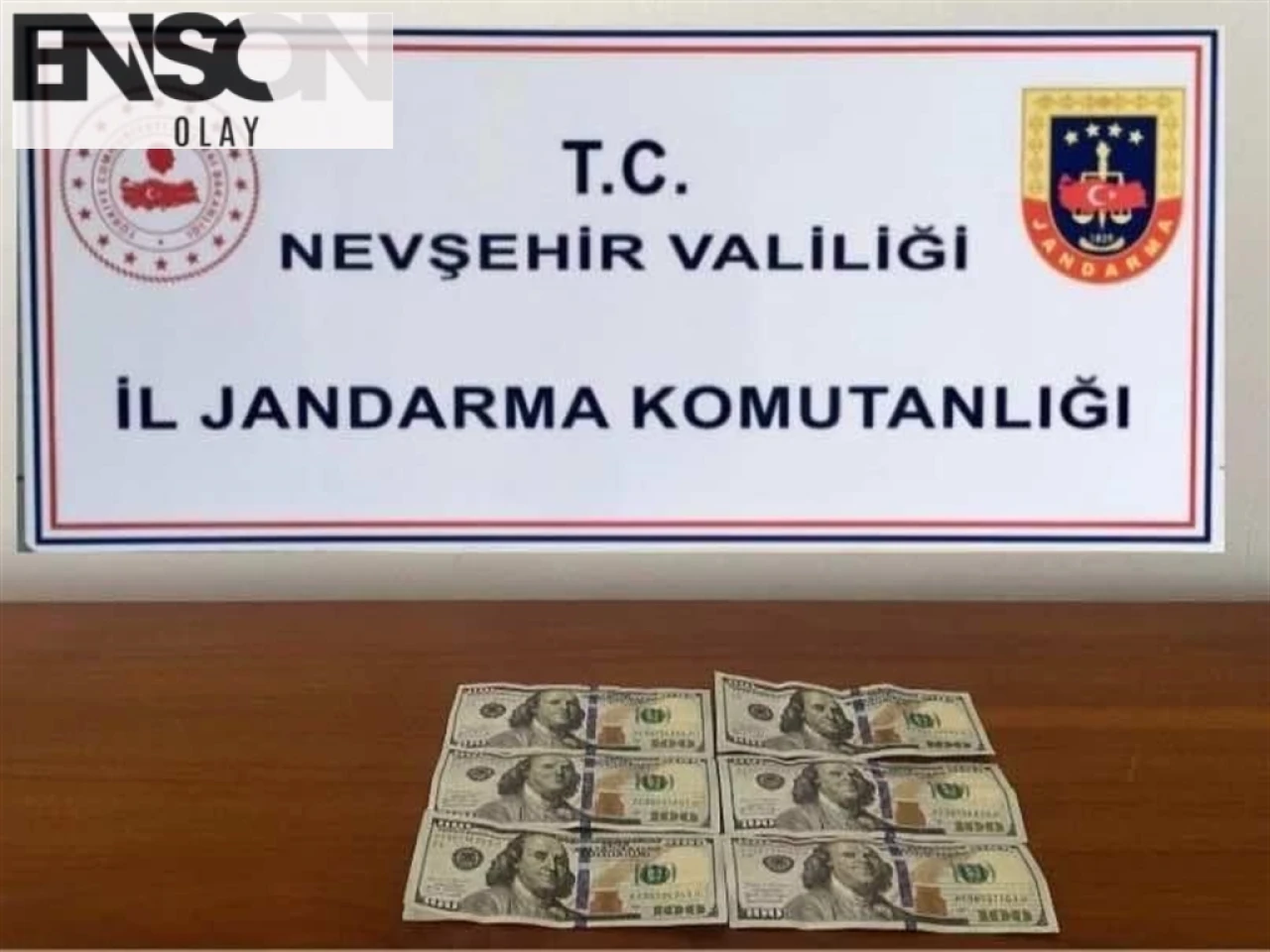 Avanos'ta Sahte Dolar Operasyonu: 6 Adet 100 Dolar Ele Geçirildi!