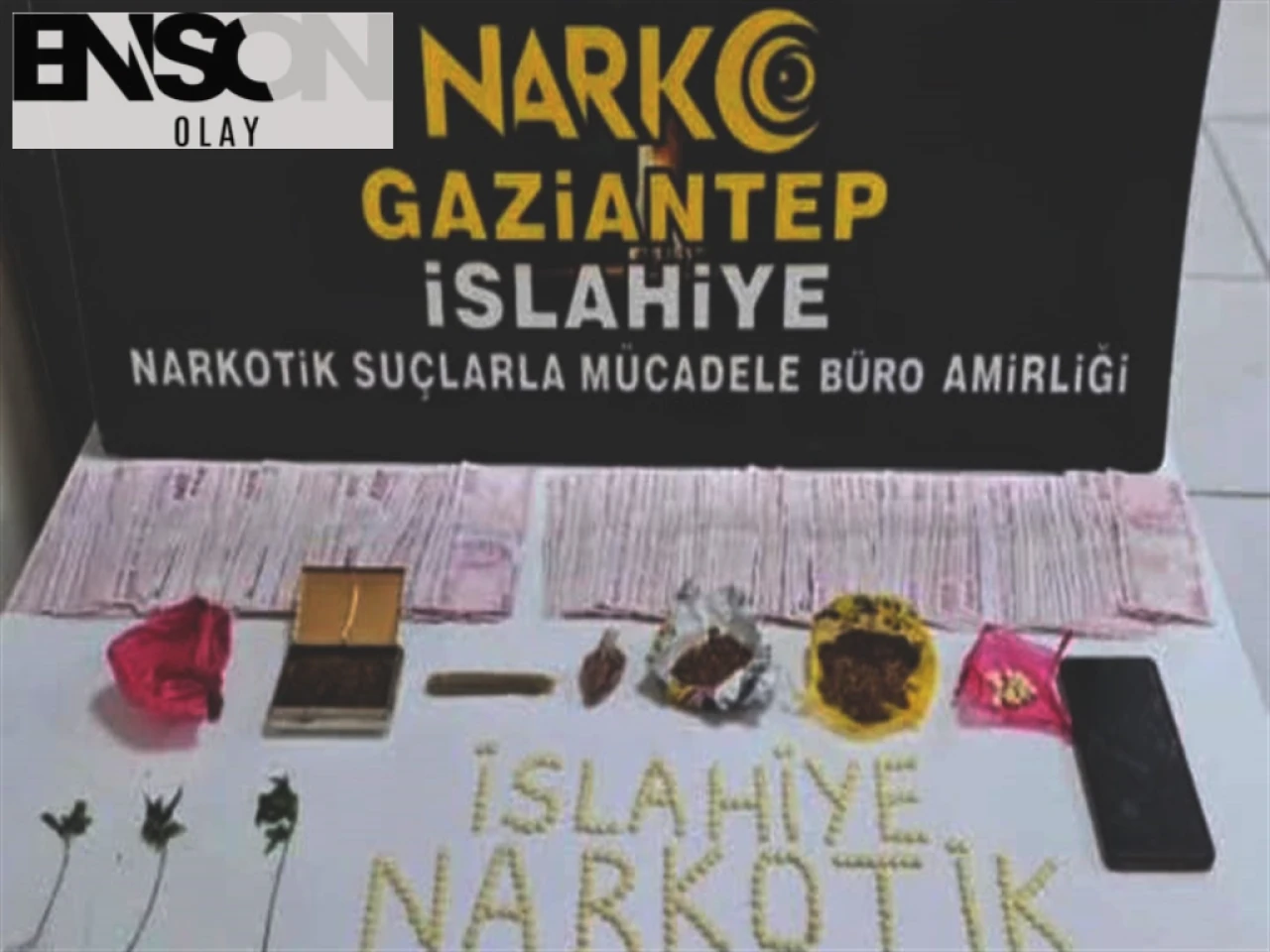 İslahiye'de Büyük Uyuşturucu Operasyonu: 806 Gram Metamfetamin ve 363 Hap Ele Geçirildi