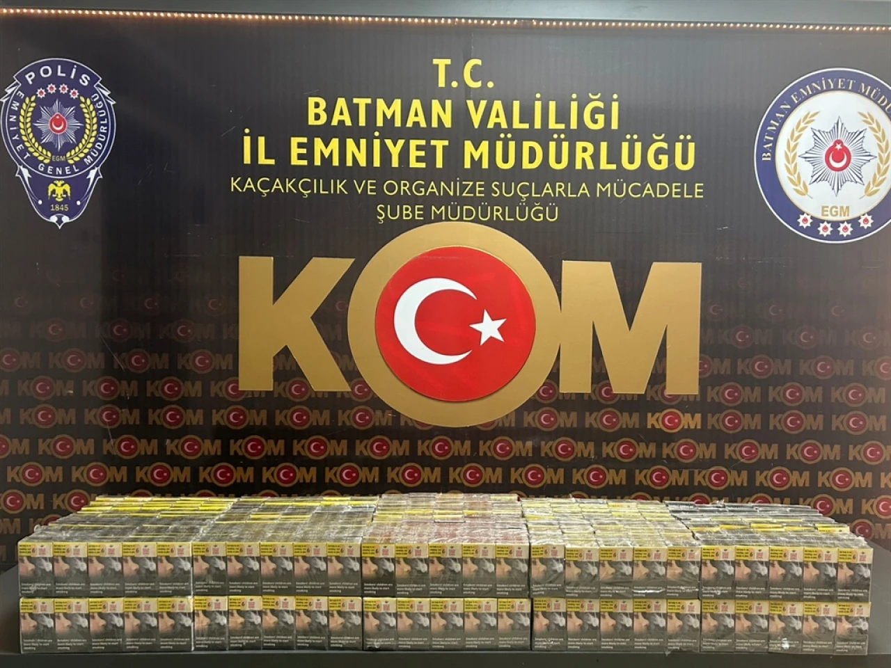 Batman'da Gizlenmiş 1300 Paket Kaçak Sigara Ele Geçirildi, 1 Şüpheli Gözaltında!
