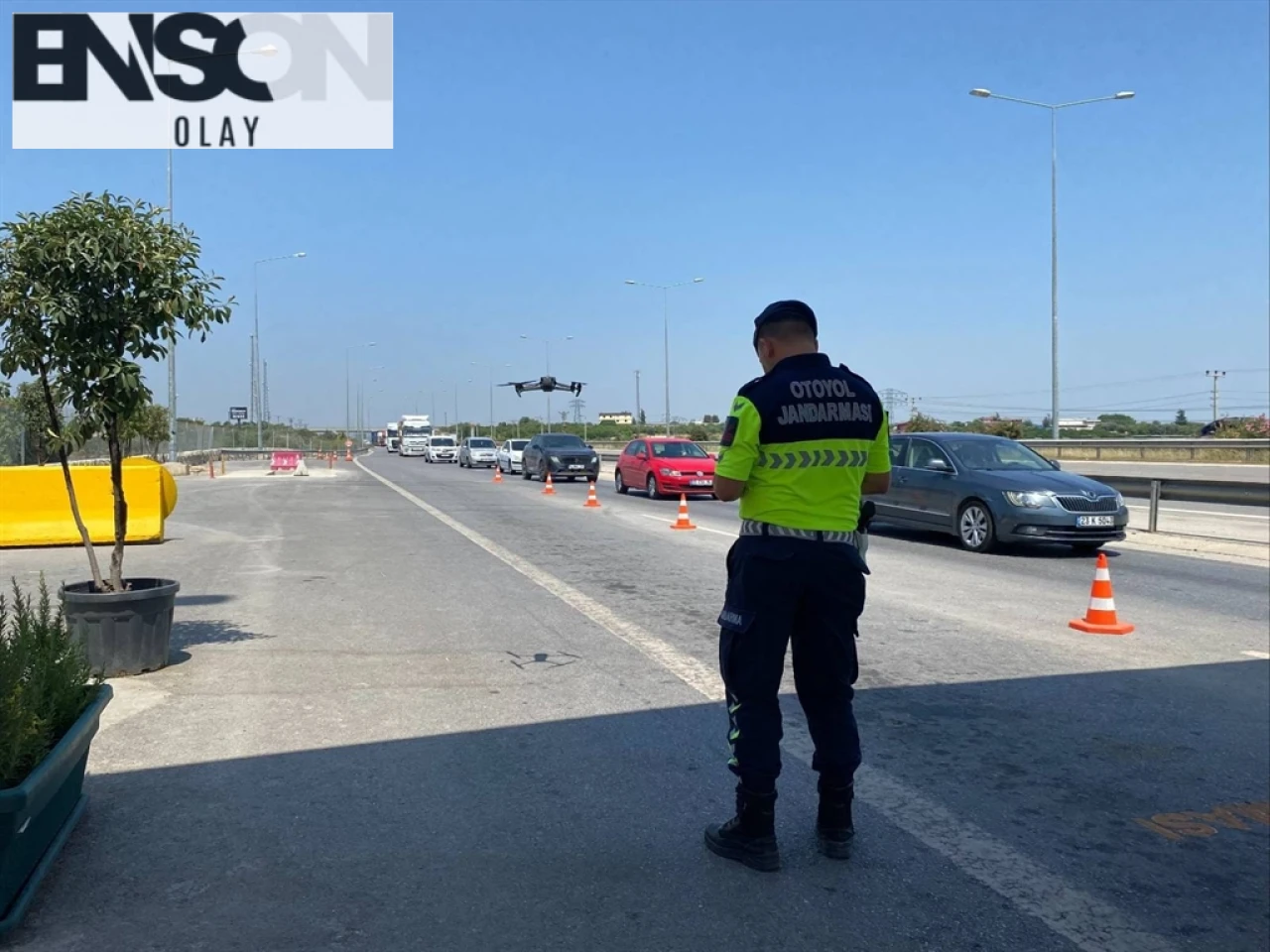 Mersin'de Dron Destekli Trafik Denetiminde 37 Sürücüye 89 Bin 632 TL Ceza Kesildi
