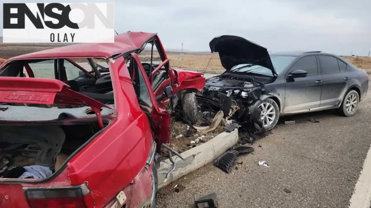 Kırsal alanda çarpışan otomobillerde 4 kişi yaralandı, inceleme başlatıldı.