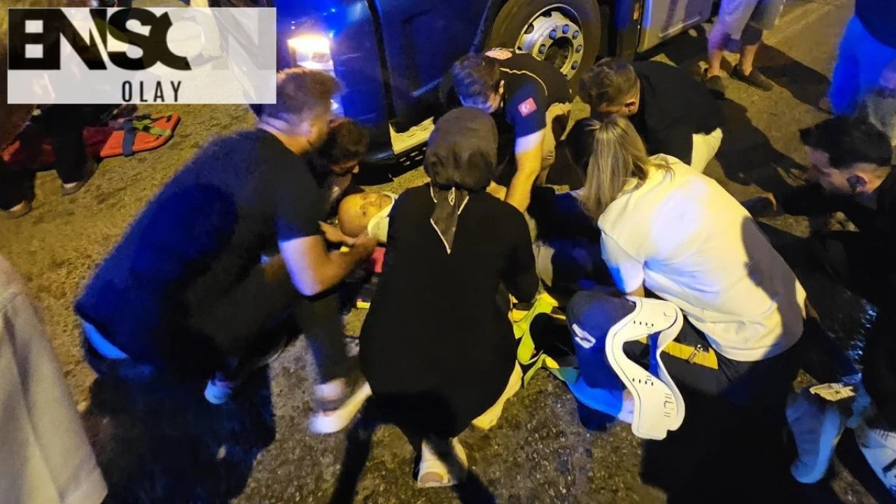 Orhangazi'de Motosiklet Tıra Çarptı: 2 Yaralı!