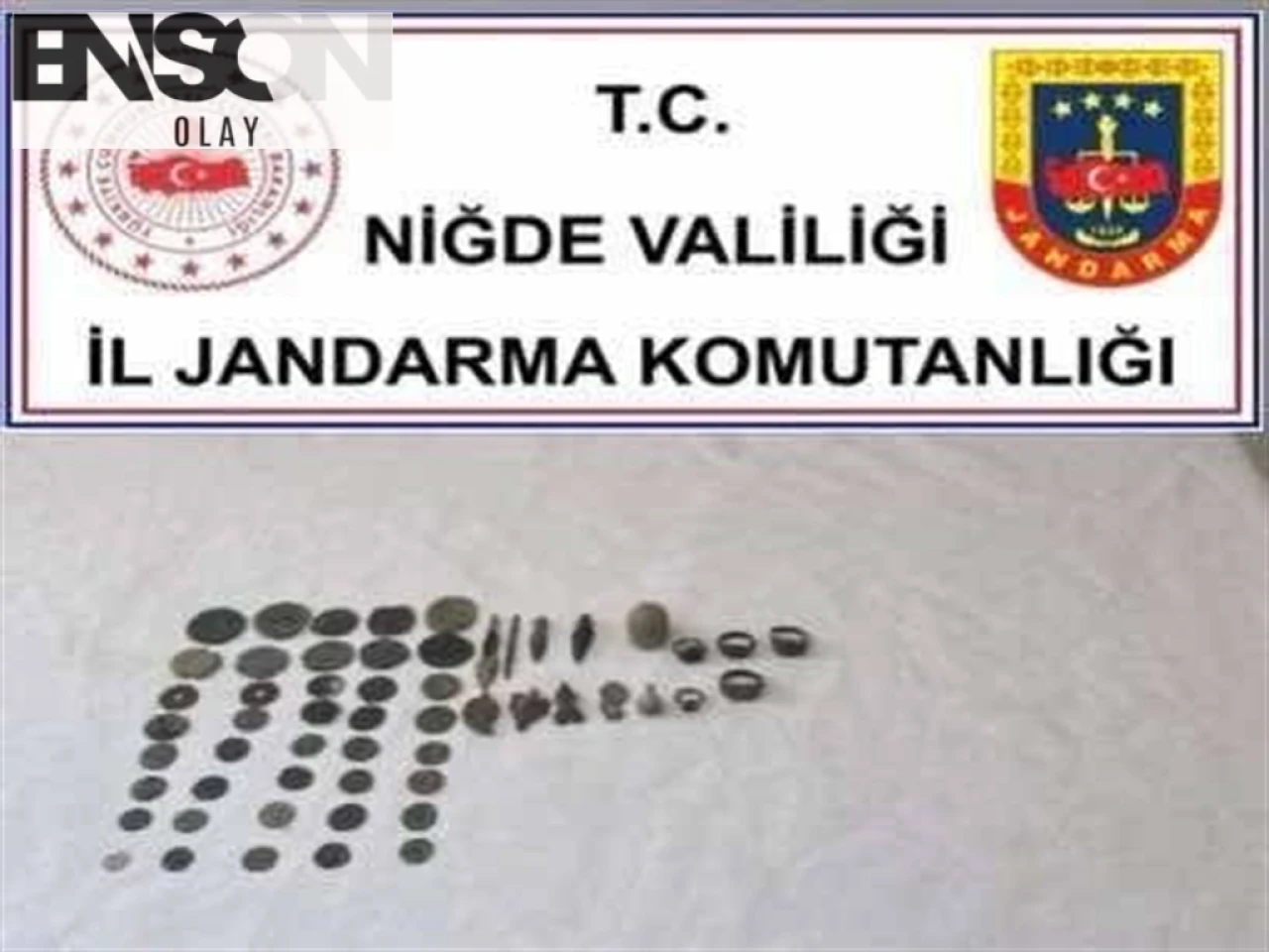 Niğde'de Tarihi Eser Kaçakçıları Yakalandı, 40 Sikke ve 10 Obje Ele Geçirildi!