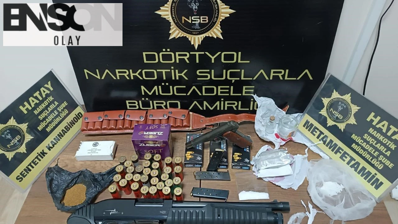 Dörtyol'da Uyuşturucu ve Silah Cephaneliği Operasyonu - İlginç Detaylar Ortaya Çıktı!
