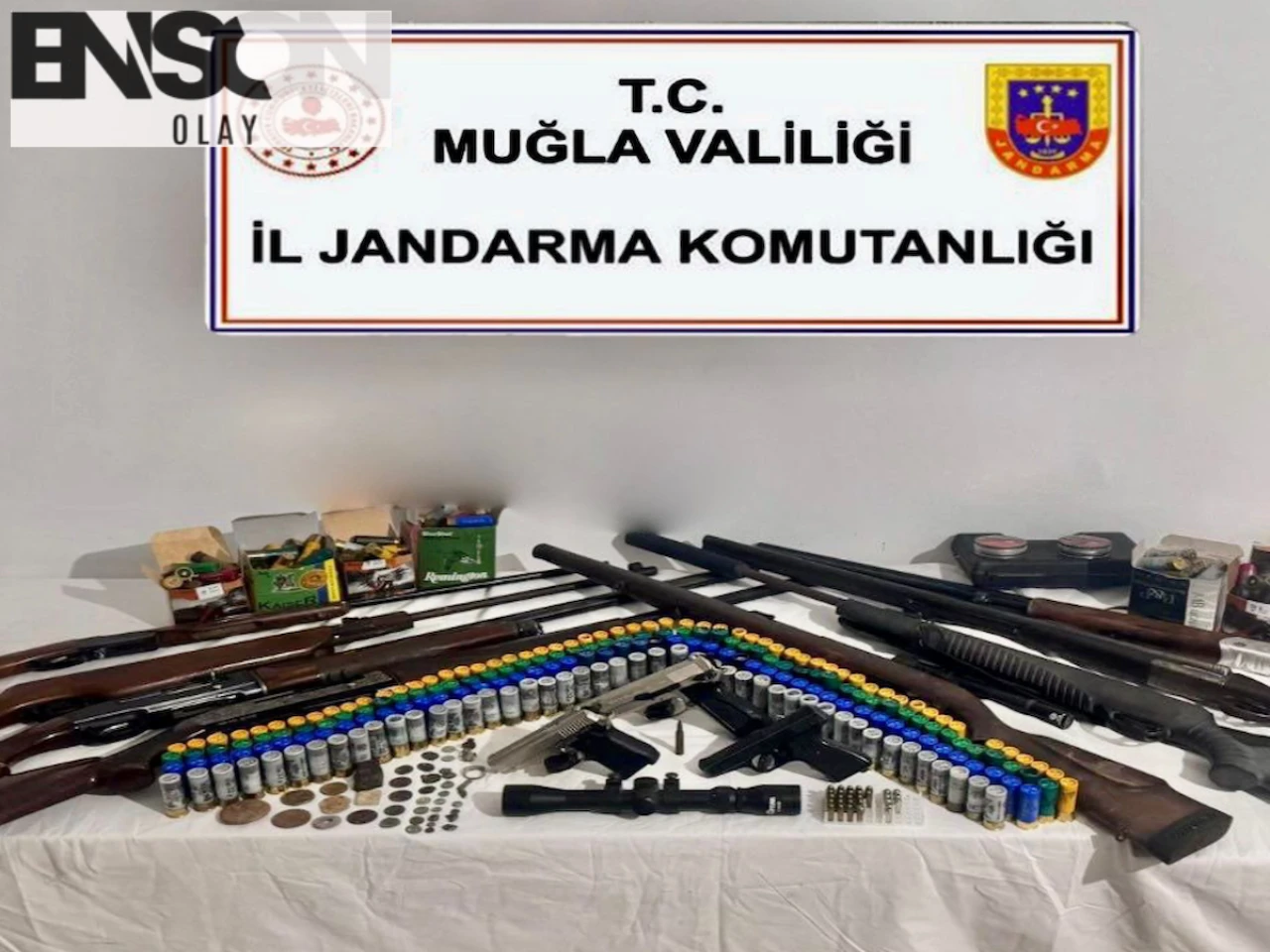 Muğla'da Yapılan Operasyonda 41 Tarihi Eser ve Çeşitli Silahlar Ele Geçirildi - Soruşturma Sürüyor