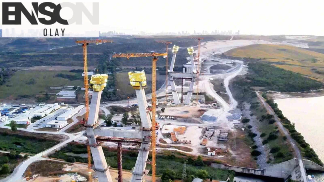Sazlıdere Köprüsü İnşaatında Son Durum: İstanbul Trafiğine Büyük Katkı Sağlayacak Dev Proje Hızla Yükseliyor