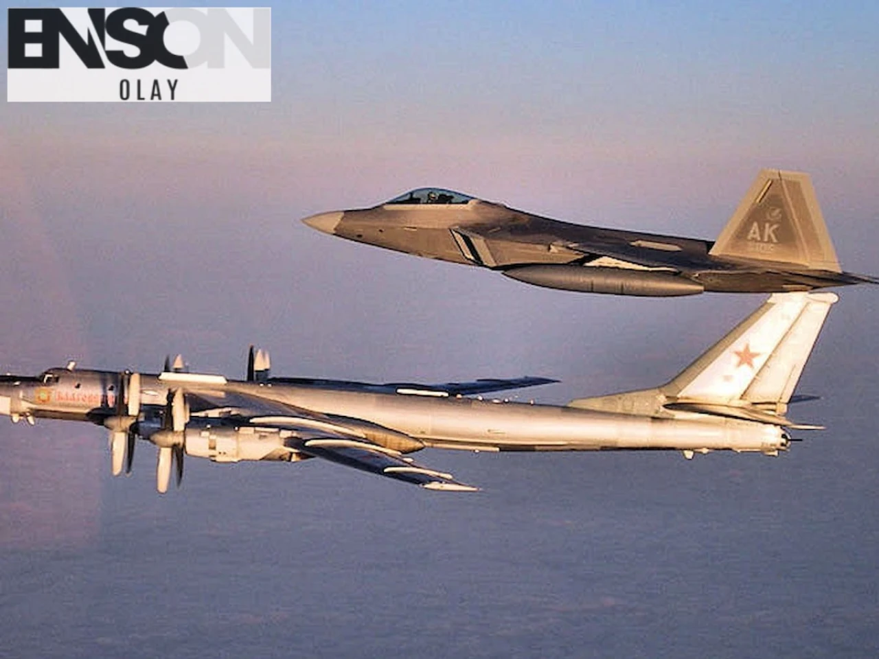 ABD Hava Kuvvetleri, Alaska açıklarında Rus uçaklarına karşı operasyon başlattı.